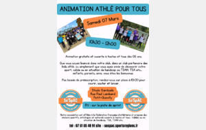 Animation athlé pour tous