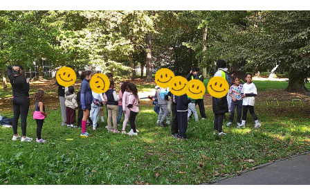 Octobre Rose à Petit-Quevilly, ateliers avec le public : familles, membres du club, centres de loisirs...